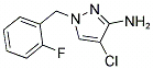 4-CHLORO-1-(2-FLUORO-BENZYL)-1H-PYRAZOL-3-YLamine,cas:1001757-51-2