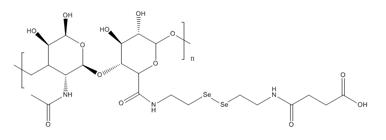 透明质酸-双硒键-羧基,HA-SeSe-COOH,HA MW:10k