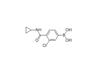 3-氯-4-(环丙基氨甲酰基)苯基硼酸 cas：850589-44-5