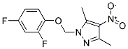 1-(2,4-DIFLUORO-PHENOXYMETHYL)-3,5-DIMETHYL-4-NITRO-1H-PYRAZOLE,cas:1001519-18-1