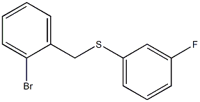 (2-BromOBENZYL)(3-FLUOROPHENYL)SULFANE,cas:1001161-71-2