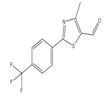 4-甲基-2-[4-(三氟甲基)苯基]-1,3-噻唑-5-甲醛，cas438577-61-8