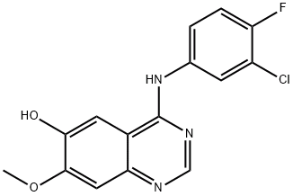 4-(3-氯-4-氟苯氨基)-7-甲氧基喹唑啉-6-醇,CAS: 184475-71-6