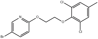 5-溴-2-[2-（2,6-二氯-4-甲基苯氧基）-乙氧基]-吡啶,CAS:945999-98-4