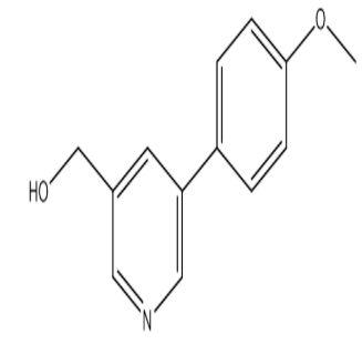 [5-(4-甲氧基苯基)-3-吡啶基]甲醇，cas 887974-21-2