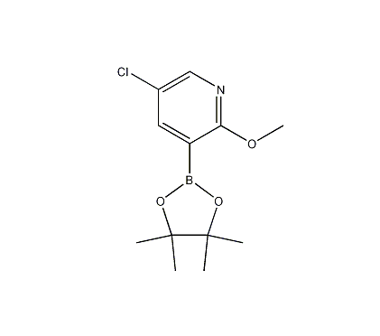 5-氯-2-甲氧基吡啶-3-硼酸频哪醇酯 cas：1083168-96-0