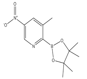 3-Methyl-5-nitro-2-(4,4,5,5-tetramethyl-1,3,2-dioxaborol-2-yl)pyridine|cas1310384-01-0