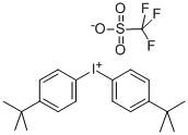 双［4-(1,1-二甲基乙基)苯基］碘鎓与三氟甲磺酸的盐(1:1),CAS号：84563-54-2