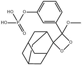 3-(2&#039;-螺旋金刚烷)-4-甲氧基-4-(3&quot;-磷酰氧基)苯-1,2-二氧杂环丁烷, CAS号： 122341-56-4