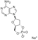 2-脱氧腺苷-3,5-环磷酸钠盐(+4℃) ,CAS号： 93839-95-3