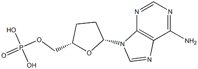 [(2S,5R)-5-(6-amino-9H-purin-9-yl)tetrahydrofur-2-yl]methyl dihydrogen phosphate,CAS号： 107132-15-0