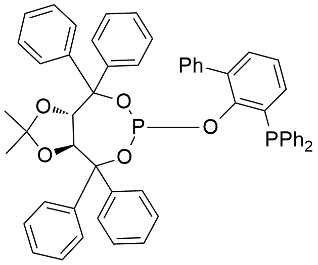 6-(3-二苯基膦基联苯-2-基氧基)-2,2-二甲基-4,4,8,8-四苯基-四氢-[1,3]二噁唑并[4,5-e][1,3,2]二噁磷杂庚英,CAS:1158430-46-6