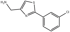 (2-(3-氯苯基)噻唑-4-基)甲胺, CAS号： 775579-08-3