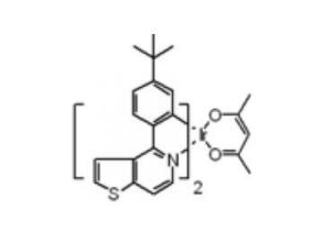 乙酰丙酮酸二(4-(4-叔丁基-苯基)-噻吩[3,2-c]吡啶-C2,N)合铱(III) cas：1267497-10-8