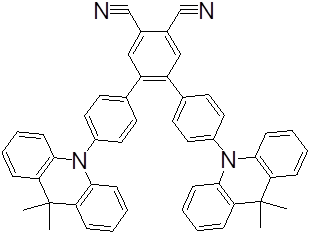 4,5-双[4-(9,9-二甲基-9,10-二氢吖啶)苯基]-1,2-二氰基苯cas：1784766-38-6，Ac-VPN