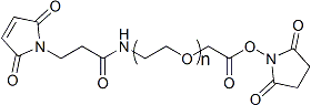 马来酰亚胺-聚乙二醇-琥珀酰亚胺乙酸酯MAL-PEG-SCM