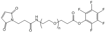 马来酰亚胺-聚乙二醇-五氟苯酯Mal-PEG-PFP