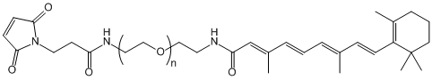 马来酰亚胺-聚乙二醇-全反式维甲酸Mal-PEG-Tretinoin