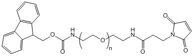 芴甲氧羰酰基-亚氨基-聚乙二醇-马来酰亚胺Fmoc-NH-PEG-Mal