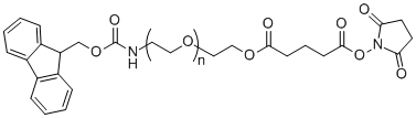 芴甲氧羰基-氨基-聚乙二醇-琥珀酰亚胺戊二酸酯Fmoc-NH-PEG-SG