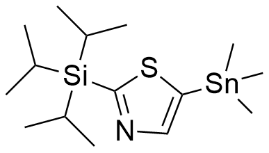 2-(三异丙基硅基)-5-(三甲基锡基)噻唑cas:1005196-16-6
