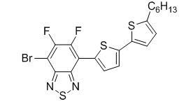 4-溴-5,6-二氟-7-(5&#039;-己基-[2,2&#039;-联噻吩]-5-基)苯并[c][1,2,5]噻二唑cas:1774364-87-2