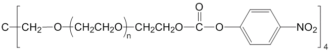 四臂聚乙二醇-4-硝基苯基碳酸酯4-ArmPEG-NPC