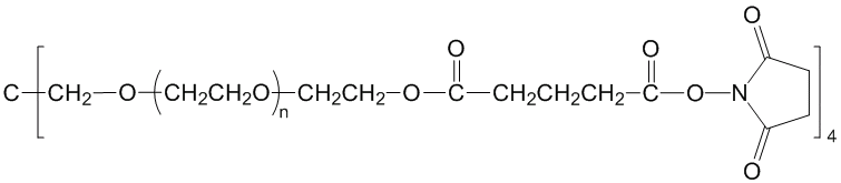 四臂聚乙二醇琥珀酰亚胺戊二酸酯4-ArmPEG-SG