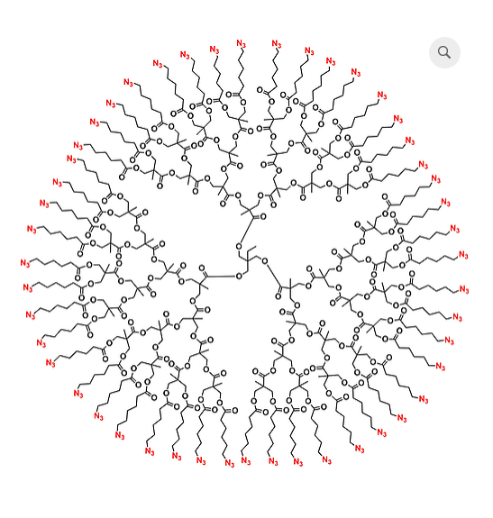 Bis-MPA Azide Dendrimer, G4, TMP Core 三羟甲基丙烷核的二羟甲基丙酸叠氮修饰的4代树枝状聚合物