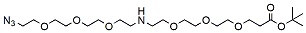 N-(Azido-PEG3)-NH-PEG3-t-butyl ester