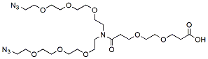 N-(Acid-PEG2)-N-bis(PEG3-azide) CAS:2320560-35-6