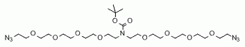 N-Boc-N-bis(PEG4-azide) CAS:2055041-25-1