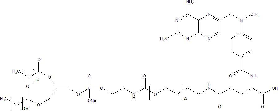 DSPE-PEG2000-MTX 二硬脂酰基磷脂酰乙醇胺-聚乙二醇2000-甲氨蝶呤