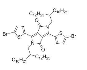 3,6-双(5-溴噻吩-2-基)-2,5-双(2-癸基十四烷)吡咯并[3,4-c]吡咯-1,4(2H,5H)-二酮cas:1224430-28-7