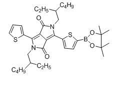 2,5-双(2-乙基己基)-3-(5-(4,4,5,5-四甲基-1,3,2-二硼酸酯基-2-基)噻吩-2-基)-6-(噻吩-2-基)吡咯并[3,4-c]吡咯-1,4(2H,5H)-二酮