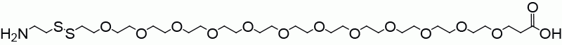 Amino-SS-PEG12-acid CAS:2353410-08-7