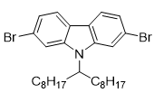 2,7-二溴-9-(1-辛基壬基)-9H-咔唑cas:955964-73-5