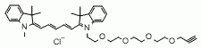 N-methyl-N&#039;-(propargyl-PEG4)-Cy5 CAS:2107273-04-9