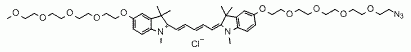 N-methyl-N&#039;-methyl-O-(m-PEG4)-O&#039;-(azide-PEG4)-Cy5 CAS:2107273-56-1