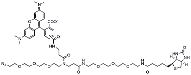 TAMRA-Azide-PEG-Biotin CAS:1797415-74-7