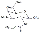 N-(4-pentynoyl)-galactosamine tetraacylated (Ac4 GalNAl)