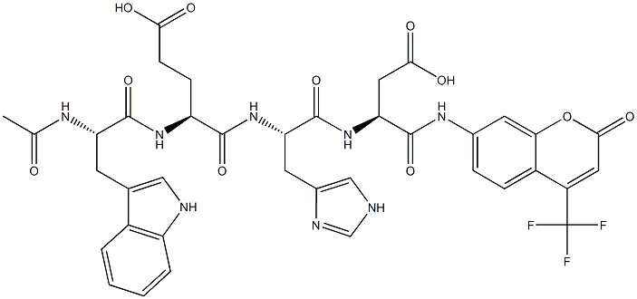 Ac-Trp-Glu-His-Asp-AFC trifluoroacetate salt,cas:210344-99-3