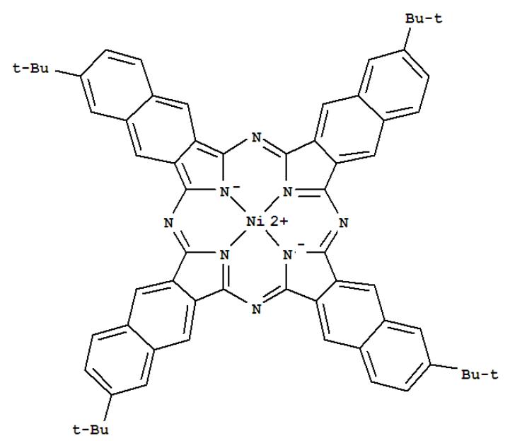 CAS:83607-84-5;2,11,20,29-四叔丁基-2,3-萘酞菁镍