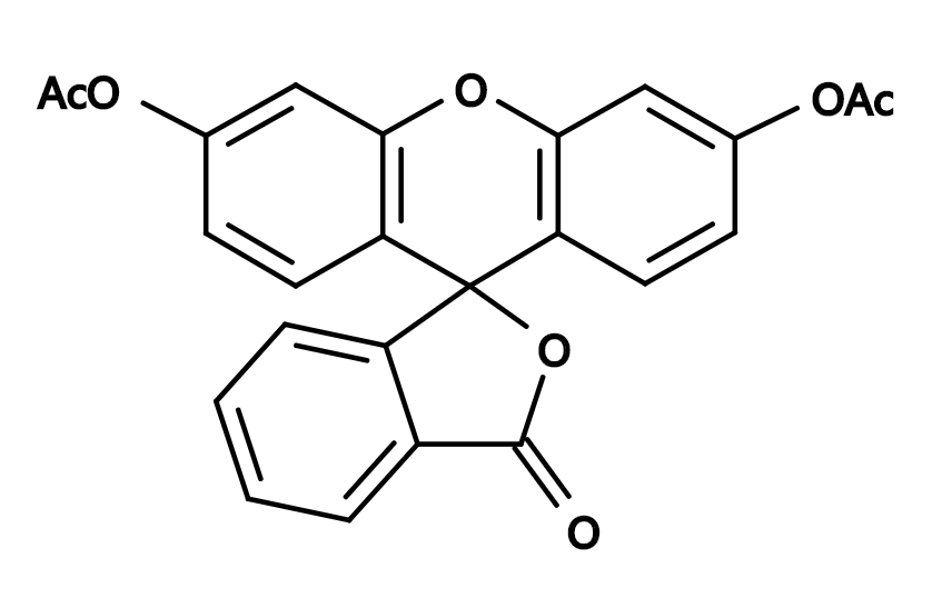 FDA|Fluorescein diacetate|CAS596-09-8|二乙酸荧光素