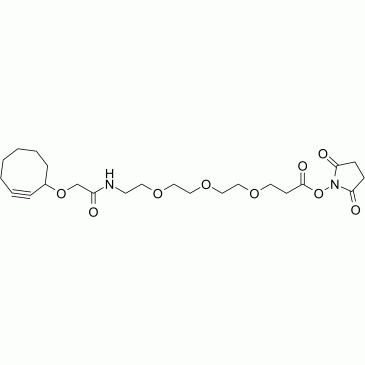 Cyclooctyne-O-amido-PEG3-NHS ester CAS:2101206-34-0