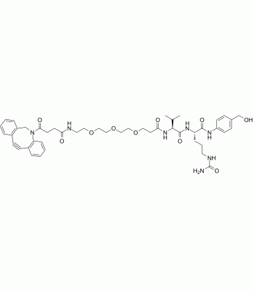 DBCO-PEG4-Propionic-Val-Cit-PAB