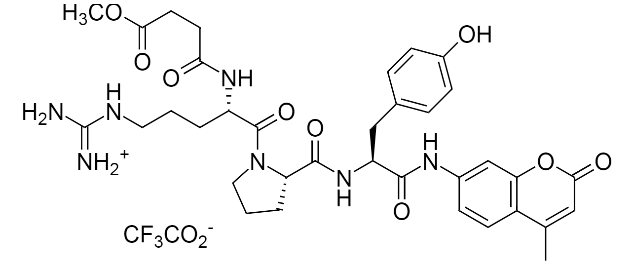 MeO-Succ-Arg-Pro-Tyr-AMC|MeO-Succ-Arg-Pro-Tyr-7-氨基-4-甲基香豆素