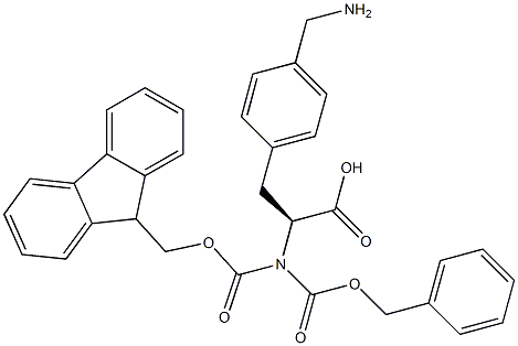 N-FMOC-L-4-氨甲基(CBZ)苯丙氨酸cas:343248-95-3
