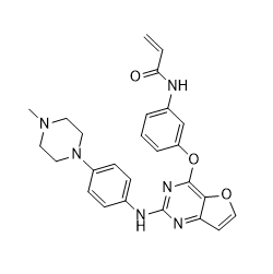 奥莫替尼;Poseltinib,CAS:1353562-97-2