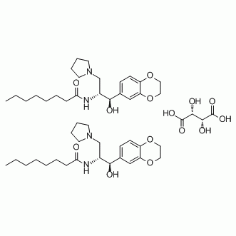 Eliglustat hemitartrate (Synonyms: Genz-112638; Eliglustat tartrate)，CAS928659-70-5